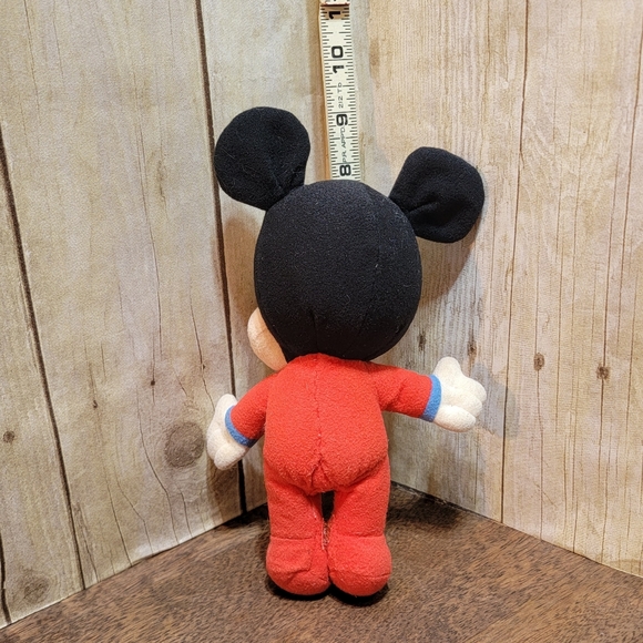 Disney | Toys | Baby Mickey Mouse Plush Rattle Vintage Collectable Rare ...